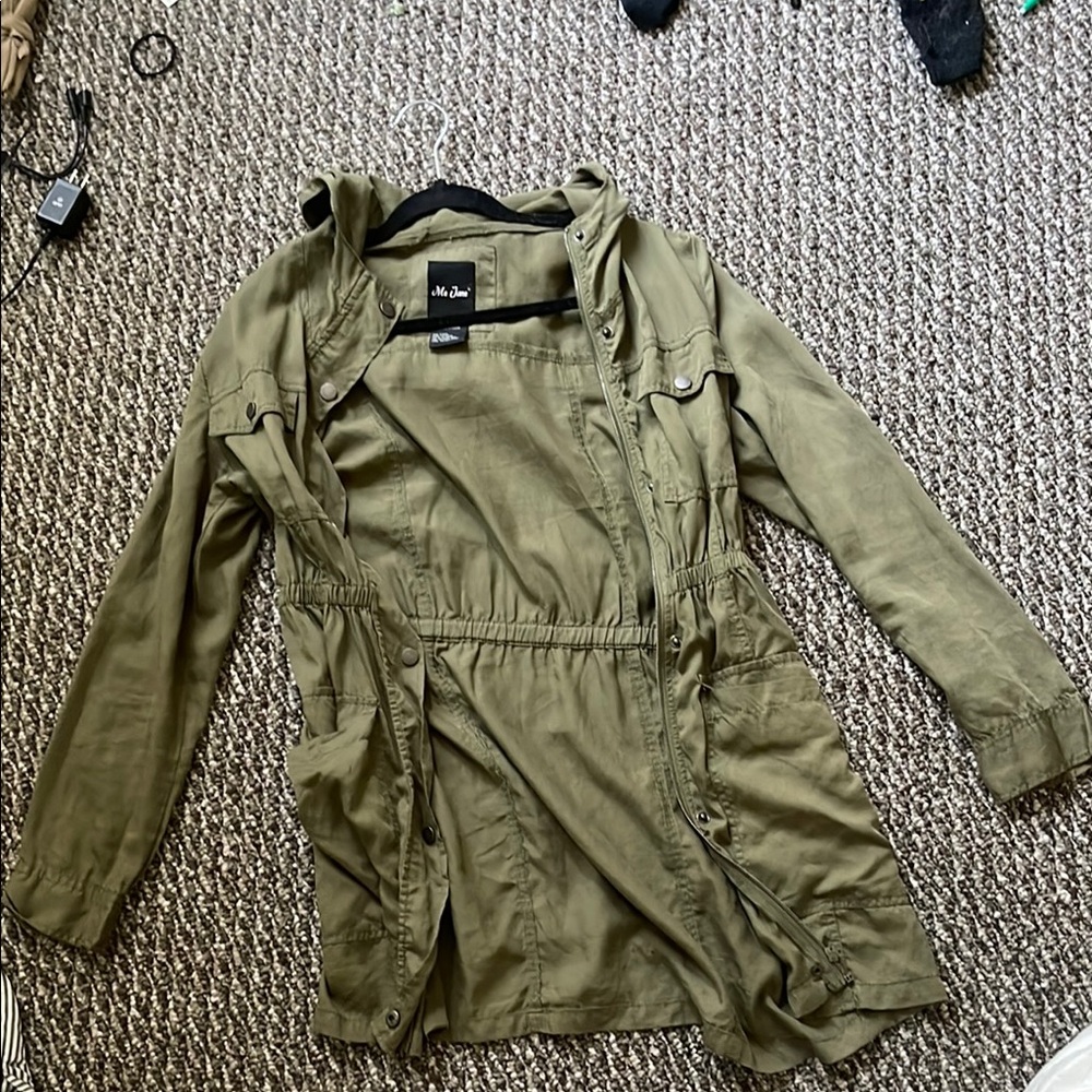 Olive Green Women's Jacket by MISSLOOK